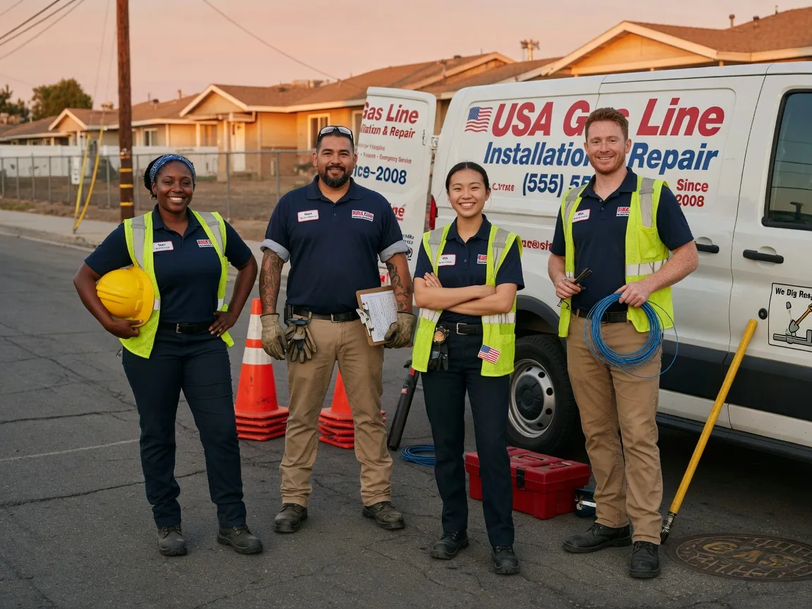 Gas Line Installation company in Leonard, ND